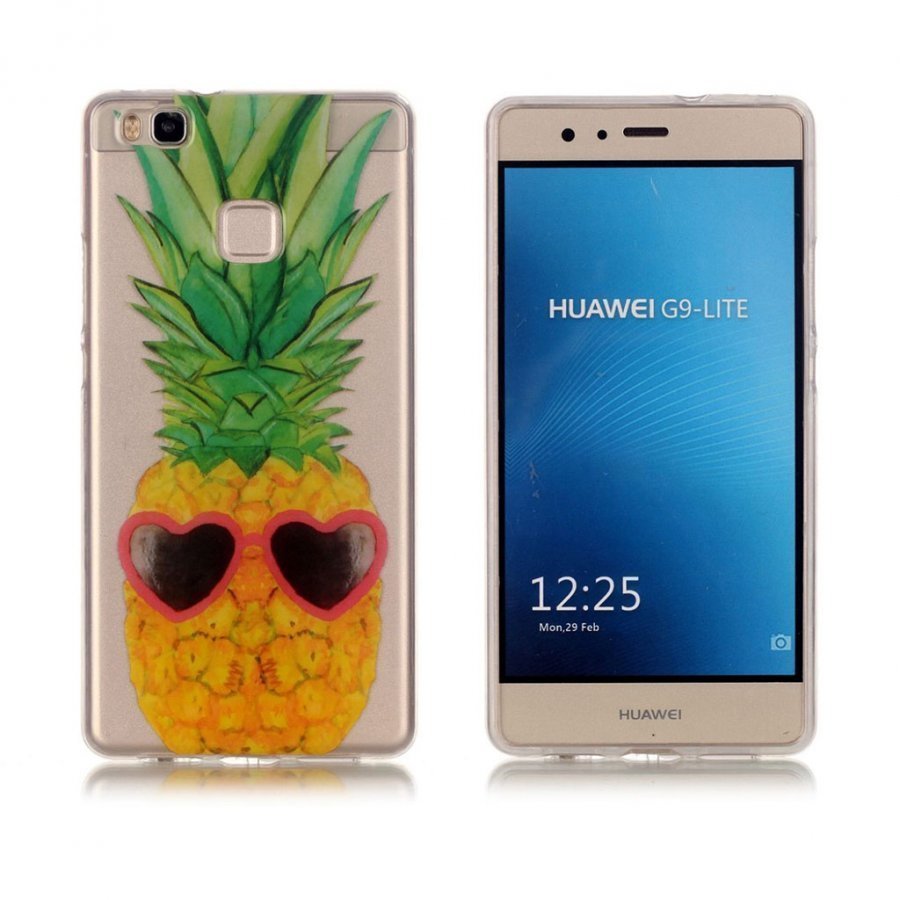 Huawei P9 Lite Joustava Kirkas Muovikuori Ananas Jolla On Aurinkolasit