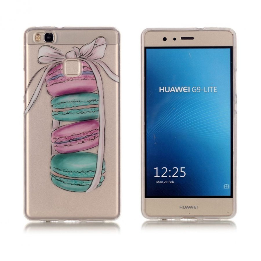 Huawei P9 Lite Joustava Kirkas Muovikuori Makaronit