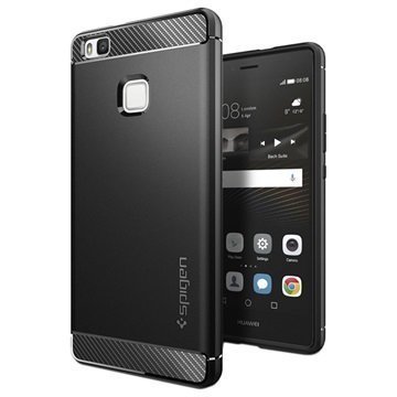 Huawei P9 Lite Spigen Rugged Armor Kotelo Musta