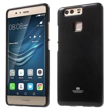 Huawei P9 Mercury Goospery TPU Kotelo Musta