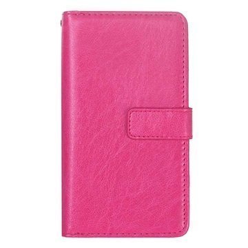 Huawei P9 Multifunctional Wallet Case Hot Pink