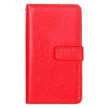 Huawei P9 Multifunctional Wallet Case Red