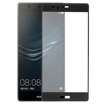 Huawei P9 Plus Full Coverage Tempered Glass Screen Protector Black