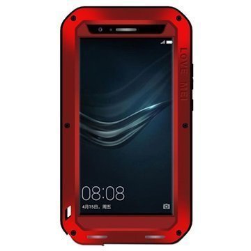Huawei P9 Plus Love Mei Powerful Suojakuori Punainen