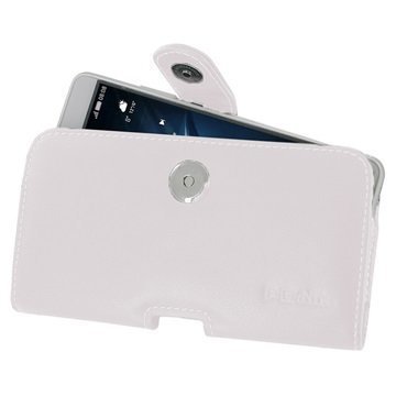 Huawei P9 Plus PDair Vaakasuuntainen Nahkakotelo Pinkki