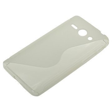 Huawei Y530 S-Curve TPU-Kotelo Läpinäkyvä