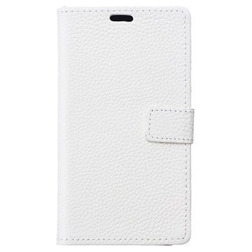 Huawei Y5II Nahkainen Lompakkokotelo Valkoinen