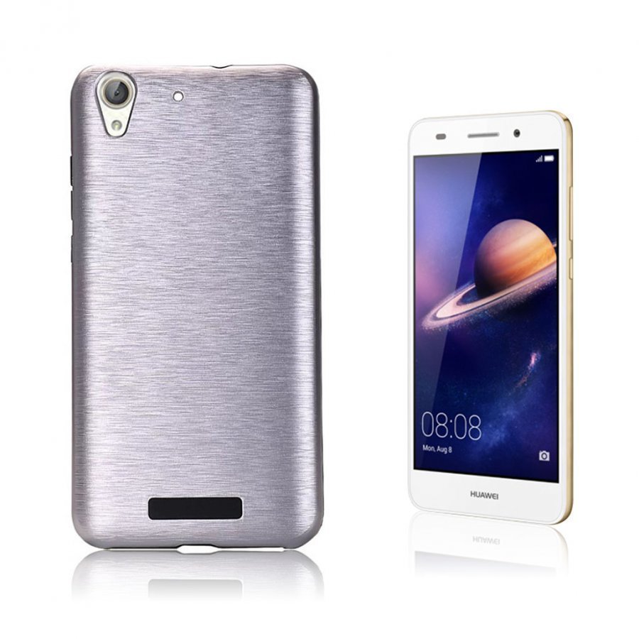 Huawei Y6 Ii Harjattu Hybridi Kuori Hopea