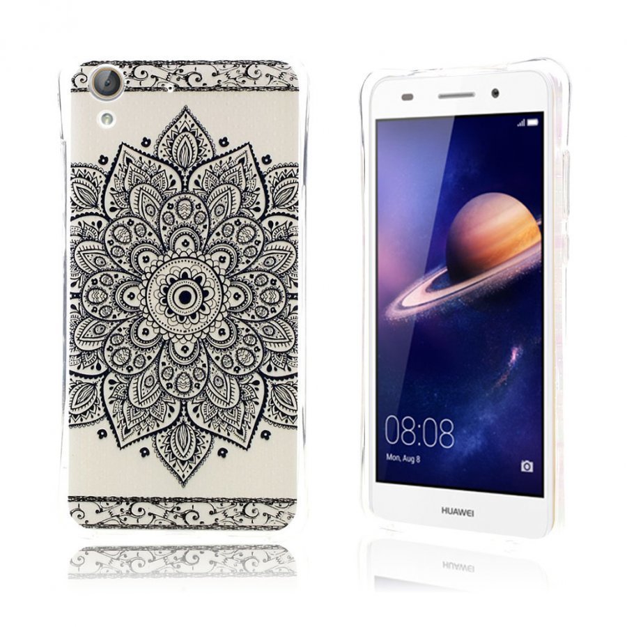 Huawei Y6 Ii Pehmustettu Kuori Mandala Kukka