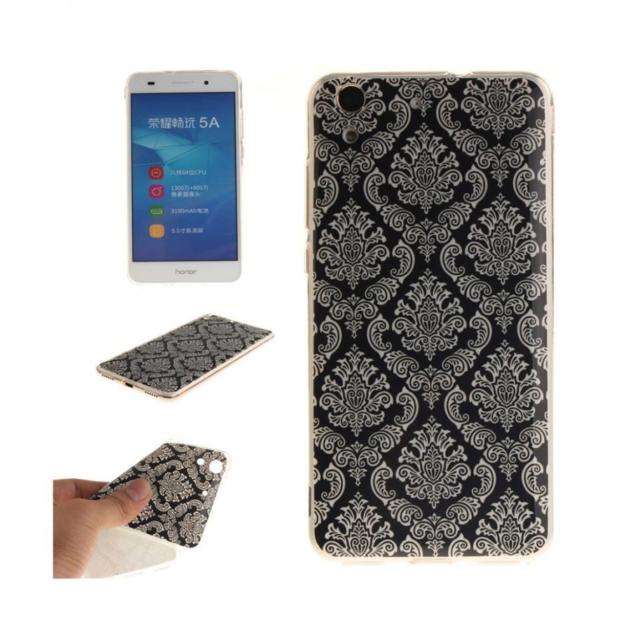 Huawei Y6 Ii Suojaava Kuori Damask Kukka