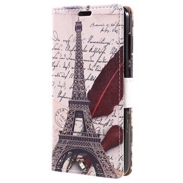 Huawei Y6II Compact Lompakkokotelo Eiffel Torni