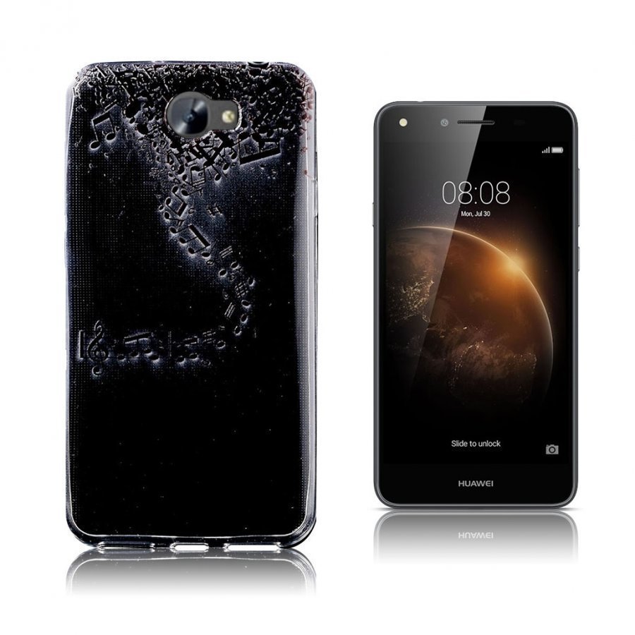 Huawei Y6ii Compact Joustava Kuvioitu Muovikuori Musiikki Nuotit