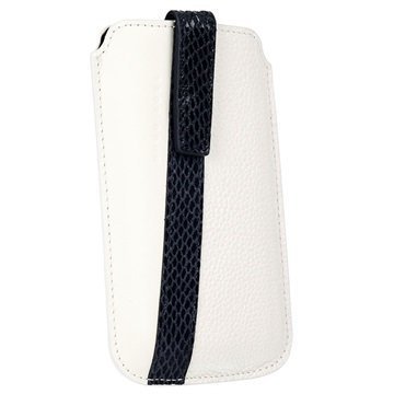 Hugo Boss Mondaine Universaali Nahkakotelo XL Valkoinen