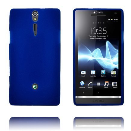 Huutomerkki Soft Shell Sininen Sony Xperia S Suojakuori