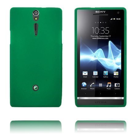 Huutomerkki Soft Shell Vihreä Sony Xperia S Suojakuori