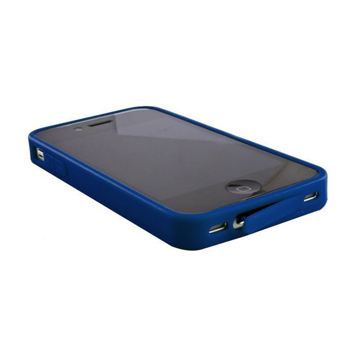 Hybrid Case for iPhone 4 ja 4S suojakotelo Tummansininen