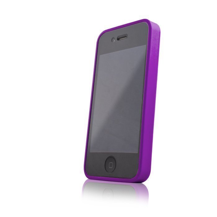 Hybrid Case for iPhone 4 ja 4S suojakotelo purppura