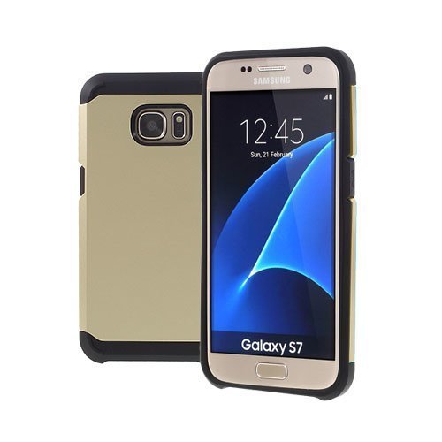 Hårderåde Samsung Galaxy S7 Kuori Kulta