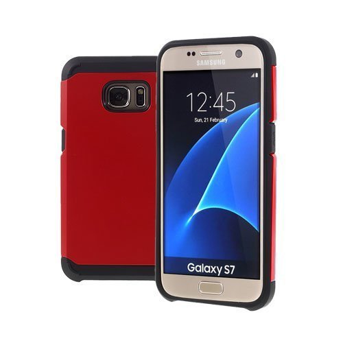 Hårderåde Samsung Galaxy S7 Kuori Punainen