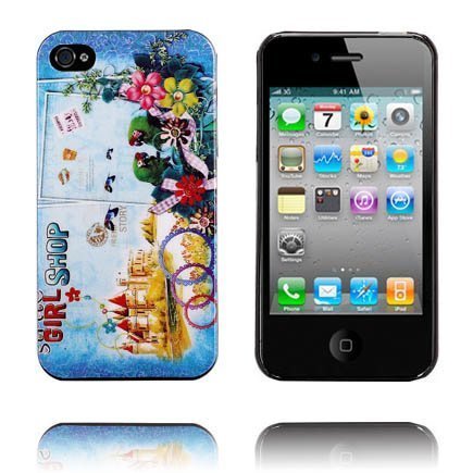 Iarts Girl Shop Sininen Iphone 4 / 4s Suojakuori