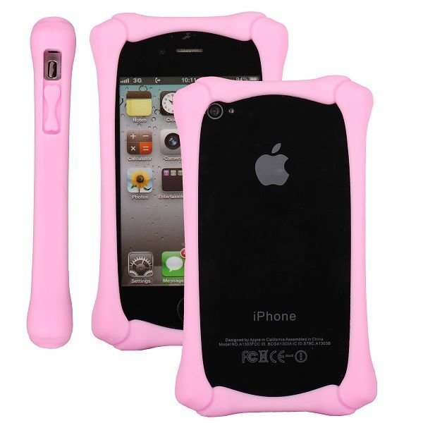 Ibones Vaaleanpunainen Iphone 4 / 4s Suojakuori