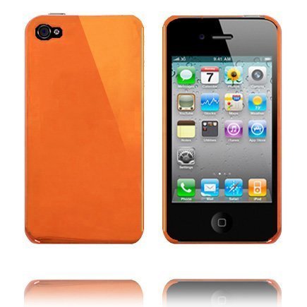 Ice Electroplated Oranssi Iphone 4 Suojakuori