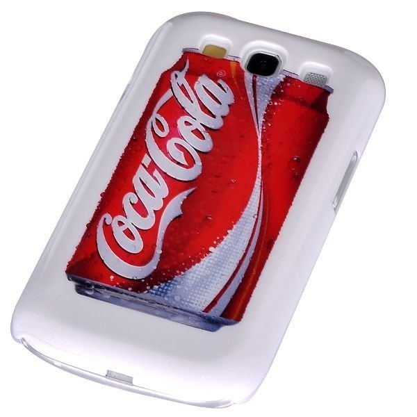 Icon Suojakuori Coca Cola Valkoinen Samsung Galaxy S3 Suojakuori