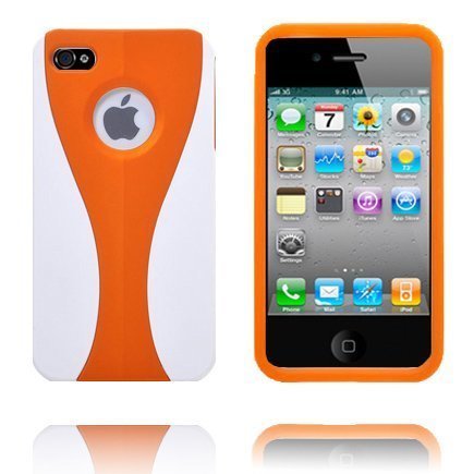 Icurve Klik-On Oranssi Iphone 4s Suojakuori