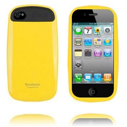 Iface Revolution Keltainen Iphone 4 / 4s Silikonikuori