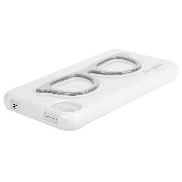 Iglasses Valkoinen & Valkoinen Iphone 4 / 4s Suojakuori