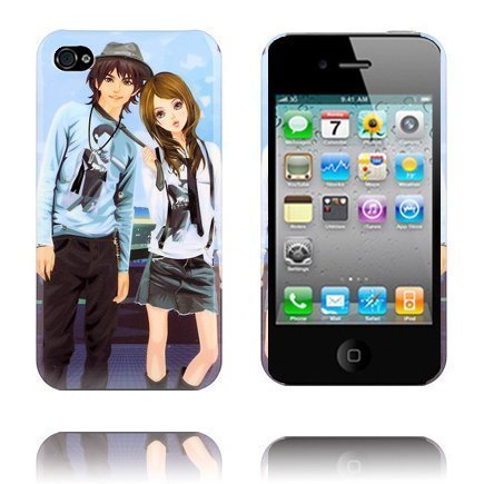 Ilove Pari Sininen Taivas Iphone 4 / 4s Suojakuori