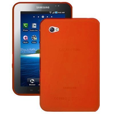 Impact Oranssi Samsung Galaxy Tab P1000 Silikonikuori