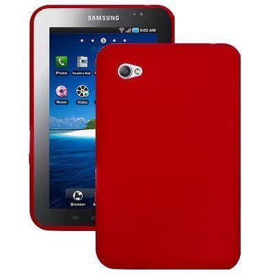 Impact Punainen Samsung Galaxy Tab P1000 Silikonikuori