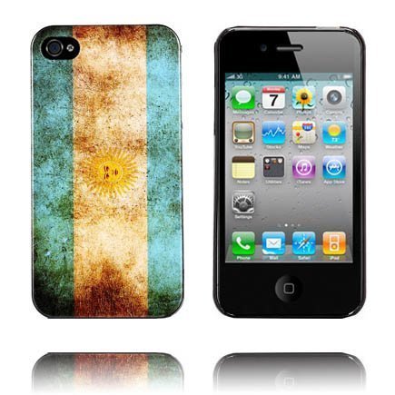 Ination Argentinann Lippu Iphone 4 / 4s Suojakuori