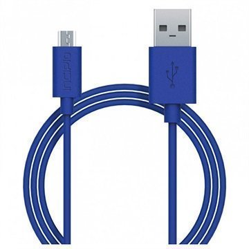 Incipio USB 2.0 / Micro USB Lataus & Synkronointikaapeli Sininen