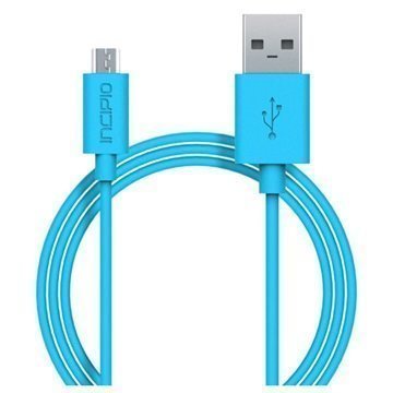 Incipio USB 2.0 / Micro USB Lataus & Synkronointikaapeli Syaani