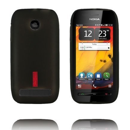 Incover Musta Nokia 603 Silikonikuori