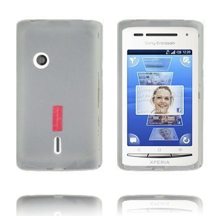Incover Valkoinen Sony Ericsson Xperia X8 Silikonikuori