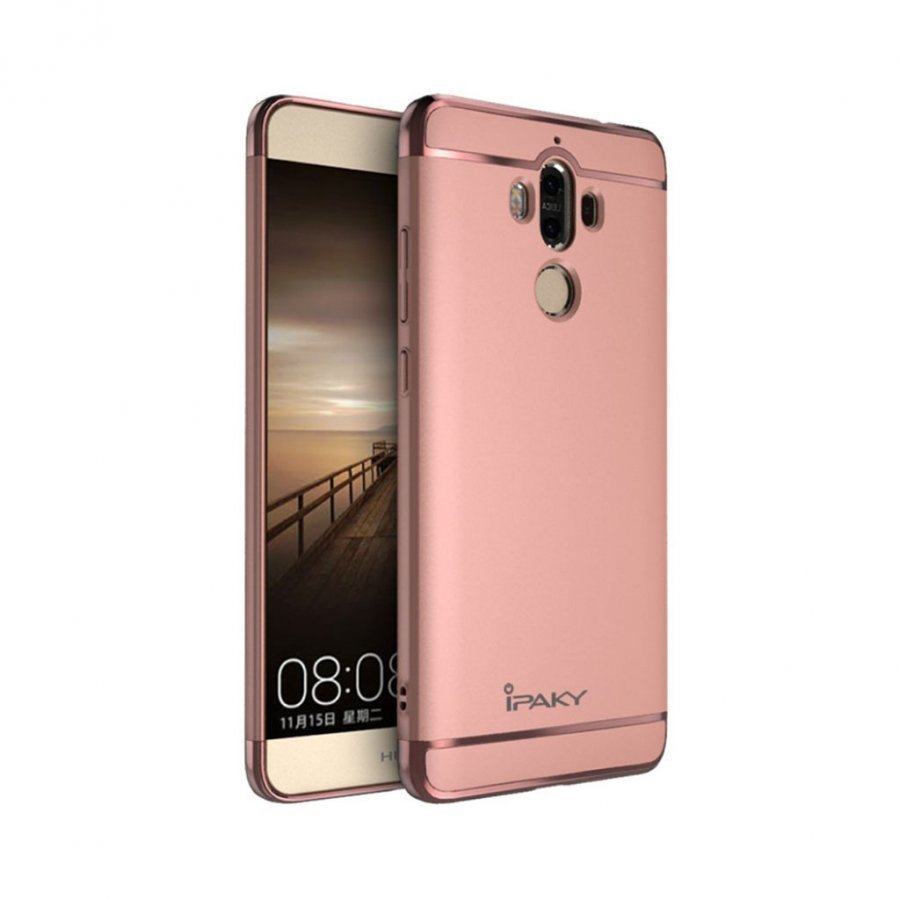 Ipaky Huawei Mate 9 3-In-1 Galvanoitu Kova Muovikuori Rosee Kulta