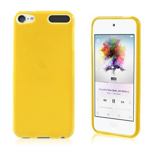 Ipod Touch 6 Yksivärinen Tpu Geeli Kuori Keltainen