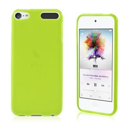 Ipod Touch 6 Yksivärinen Tpu Geeli Kuori Vihreä