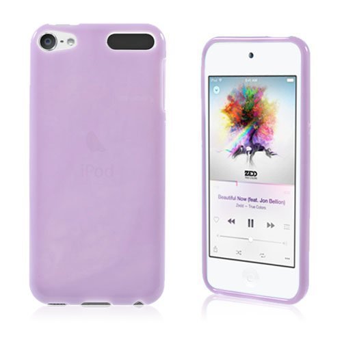 Ipod Touch 6 Yksivärinen Tpu Geeli Kuori Violetti