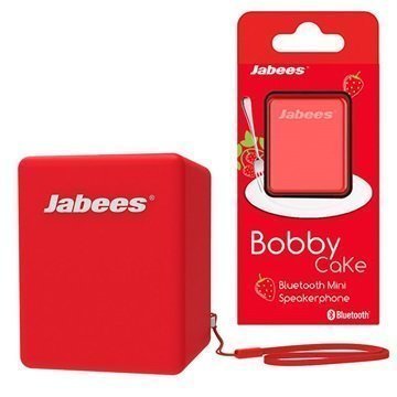 Jabees Bobby Cake Bluetooth Kaiutin Punainen