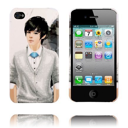 Japan Fashion Mies Harmaa Iphone 4 / 4s Suojakuori