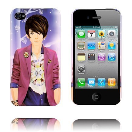 Japan Fashion Mies Violetti Taivas Iphone 4 / 4s Suojakuori