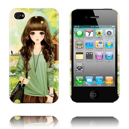 Japan Fashion Tyttö Green Blouse Iphone 4 / 4s Suojakuori