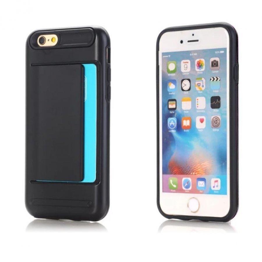 Jernside Iphone 7 Hybridi Joustava Muovikuori Musta