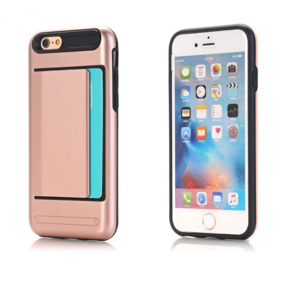 Jernside Iphone 7 Hybridi Joustava Muovikuori Rosee Kulta
