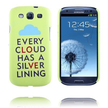 Joose Pilvi & Vihreä Samsung Galaxy S3 Suojakuori
