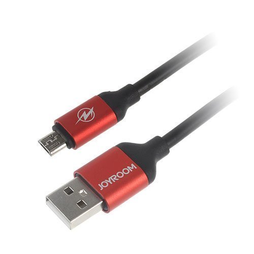 Joyroom 3m Mikro Usb Latauskaapeli Musta / Punainen